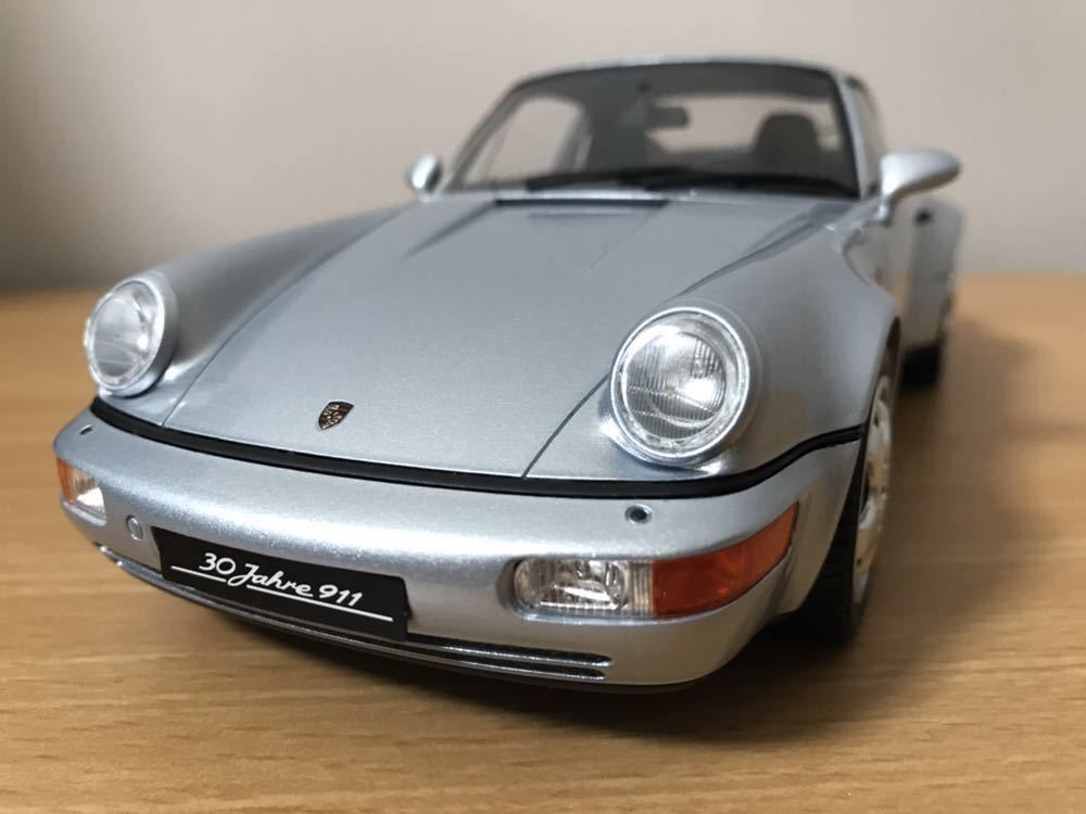 GT-SPIRIT 1/18 ポルシェ・964カレラ RS 3.8 yellow PM限定 ミニカー
