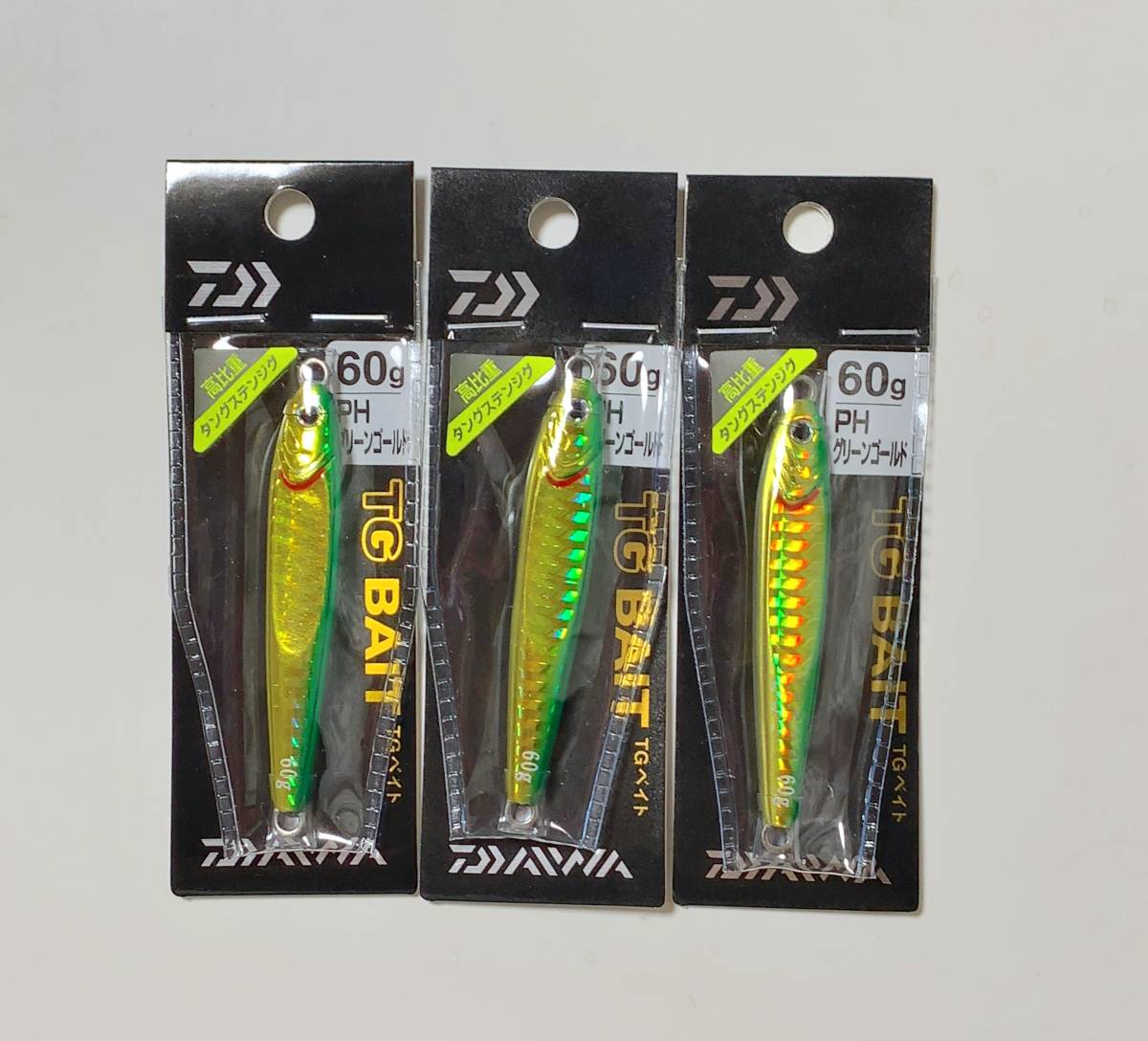 DAIWA ダイワ TGベイト 60g グリーンゴールド ダイワ TGベイト 60g×5