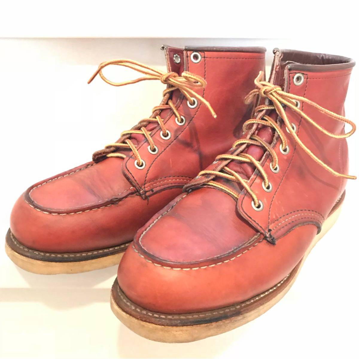90年代 レッドウイングREDWING 8875 犬タグ当時物 赤茶 アイリッシュ 