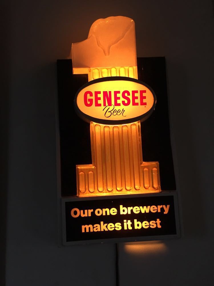 GENESEE Beer Genesee ライトサインBAR ビールサイン pabst VINTAGE