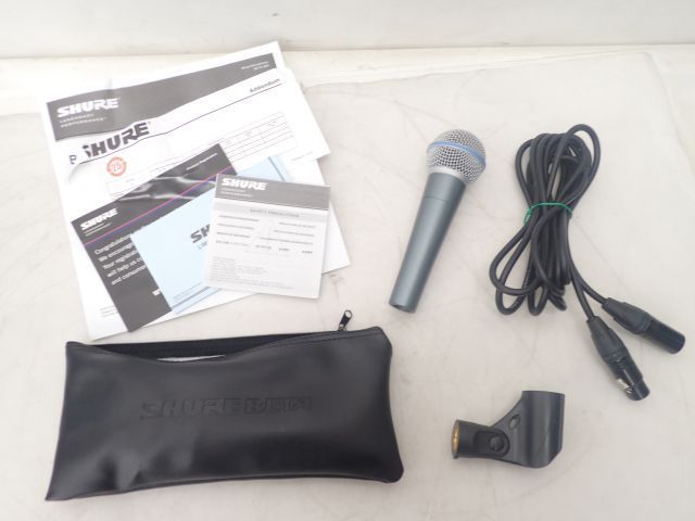 Shure Beta58a シェアー ダイナミック マイクロフォン 5816d 2 ダイナミックマイク 売買されたオークション情報 Yahooの商品情報をアーカイブ公開 オークファン Aucfan Com