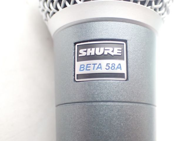 Shure Beta58a シェアー ダイナミック マイクロフォン 5816d 2 ダイナミックマイク 売買されたオークション情報 Yahooの商品情報をアーカイブ公開 オークファン Aucfan Com