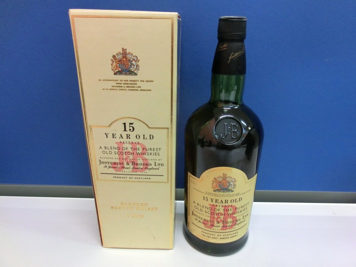 & Justerini Brooks - J&B Whisky Wines Bottle Vintage 