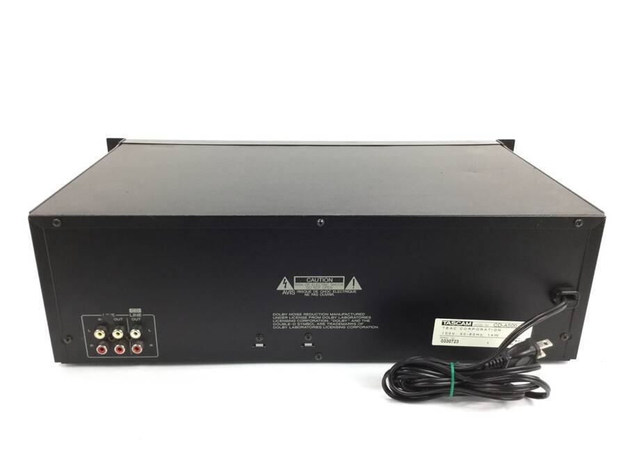 土日限定価格　TASCAM CD-A500　 CD・カセットデッキ　動作品 TASCAM CD-A500 CDカセットデッキ◇現状品 【公式通販】
