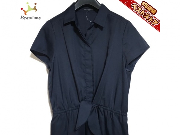  ニジュウサンク 23区 サイズ46 XL ダークネイビー レディース ワンピース(ワンピース)｜売買されたオークション情報、yahooの商品情報をアーカイブ公開 - オークファン 女性用