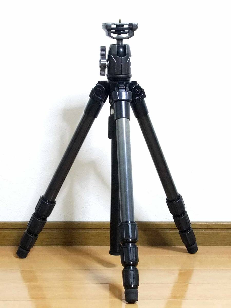 ■SLIK PRO 804CF カーボン三脚 / Velbon PH-163HA 自由雲台付