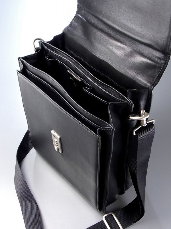 F7486**OFFERMANN/オファーマン*縦型*2wayレザーショルダーバッグ 