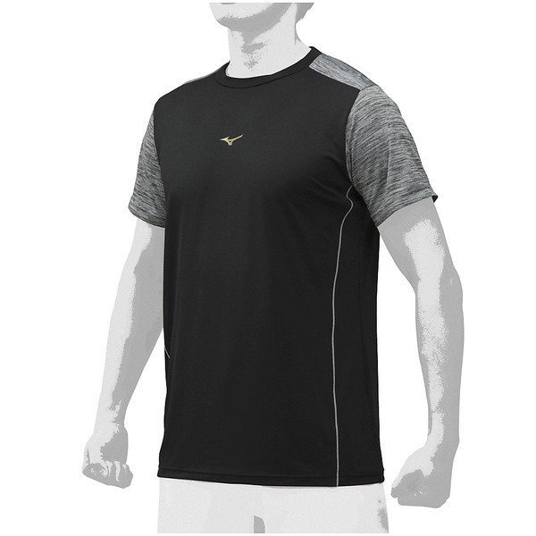【得価，新作登場】 ミズノプロ 半袖Ｔシャツ モクTシャツ 12JA9T5205 グレー杢 Mサイズ(Tシャツ)｜売買されたオークション情報、yahooの商品情報をアーカイブ公開 - オークファン 大人用