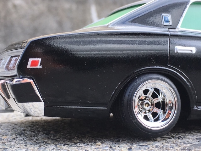 1/24 330セドリック改完成品 旧車 暴走族車 街道レーサー グラチャン
