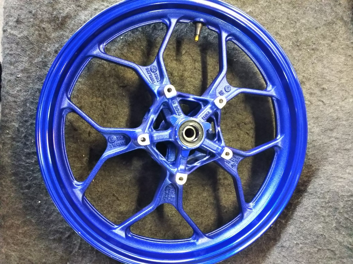 MT-25純正フロントホイール2.75×17J軽い振れありRG10J.MT-03.YZF-R25.