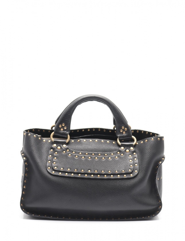 CELINE ハンドバッグ セリーヌ ブギーバッグ レザー 黒 - バッグ 