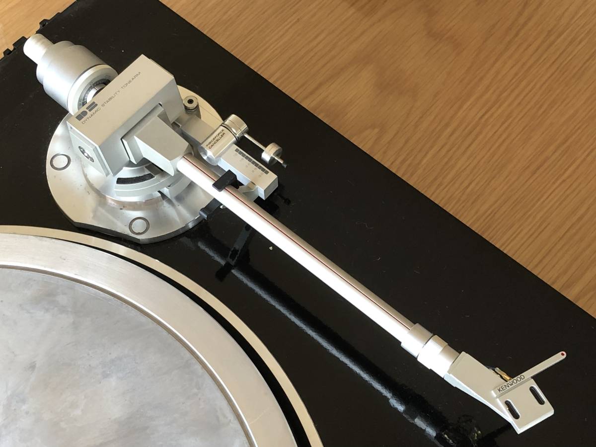 値下げ 超ハイCP　ケンウッド ＫＰ-８８０ＤⅡ 動作快調　高音質 ストレートアームの名機 シェル付き
