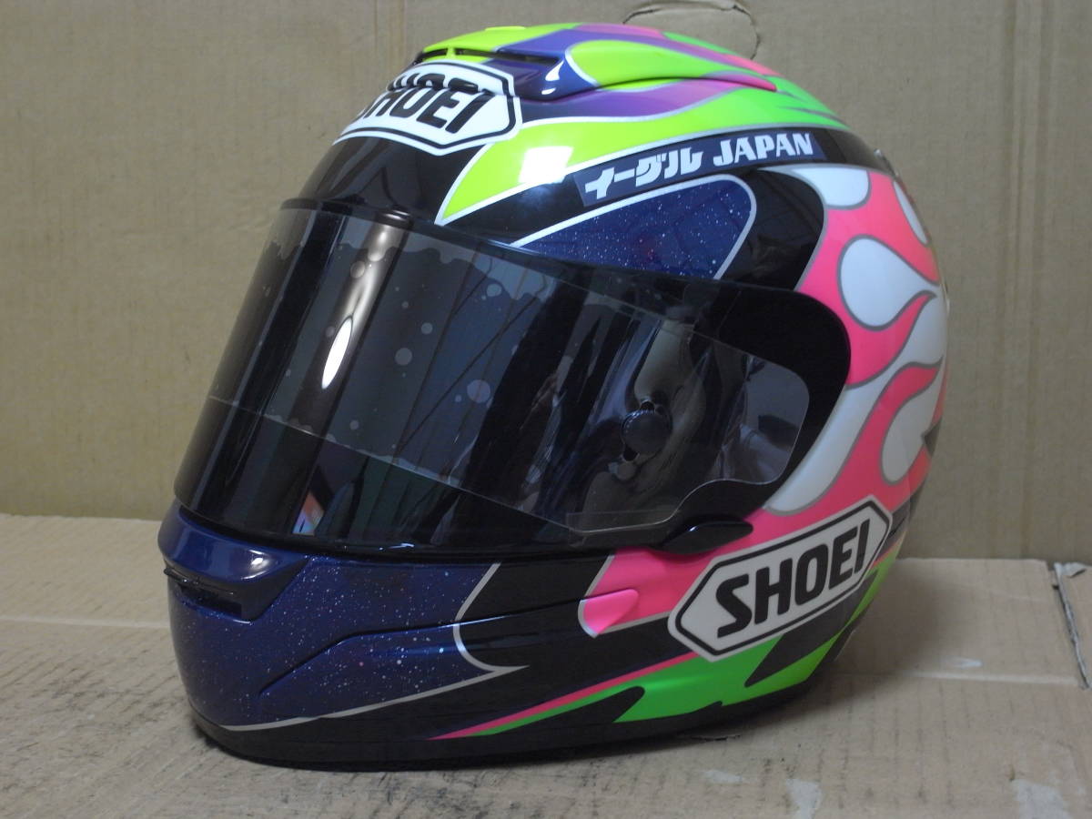 ▽SHOEI 若井 伸之 レプリカ ヘルメット （イーグルJAPAN