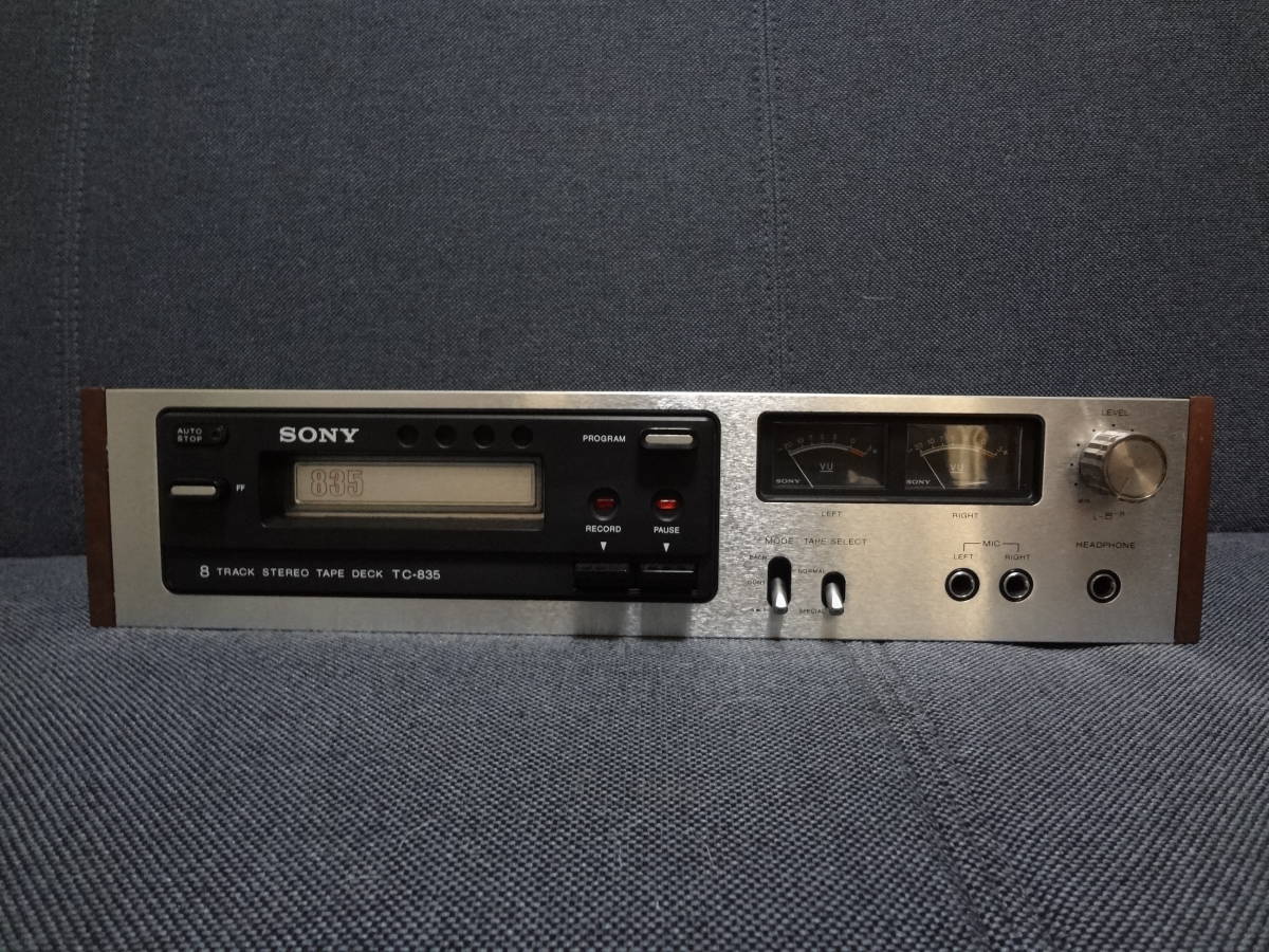SONY TC-835 Stereo Tape Deck 8Track TC-835(60Hz地域用) 録再OK Sony