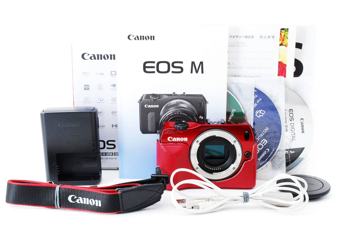 EOS M Canon レンズキット レッド ミラーレス一眼カメラ | ボディ 
