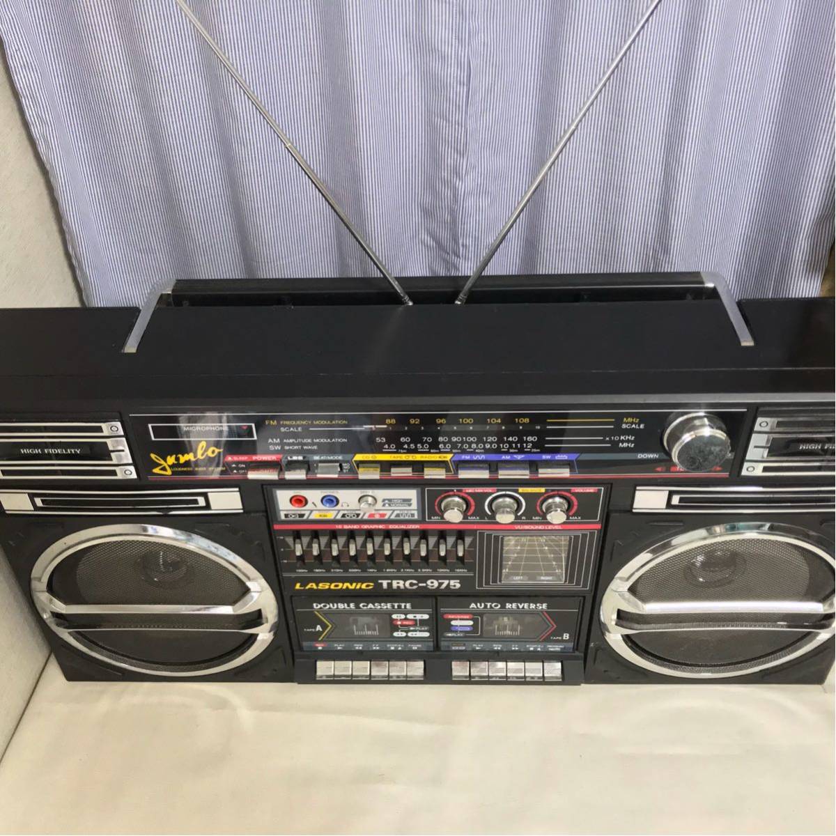 LASONIC ラソニックTRC-975 ラジカセ 特大 オールドスクール HIPHOP 