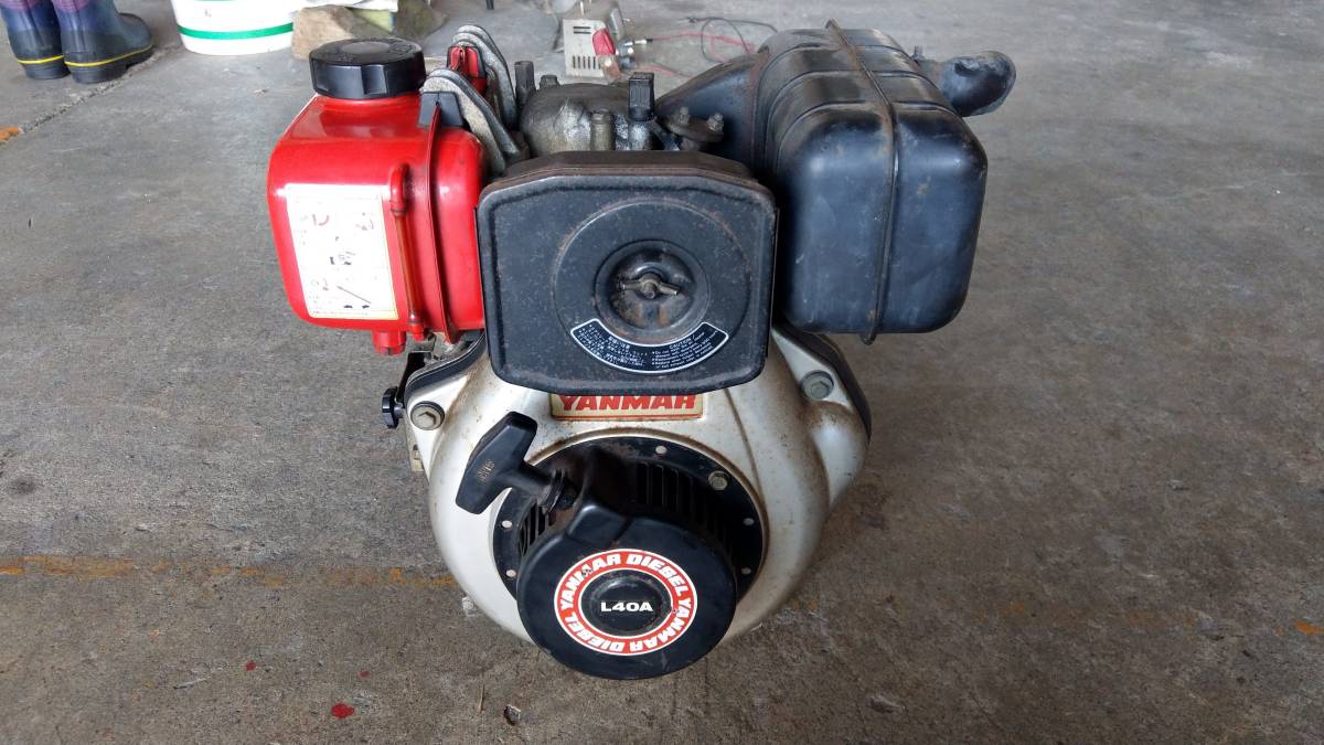 ヤンマー ディーゼルエンジン L40A ジャンク 訳あり　YANMAR DIESEL 空冷　整備出来る人向け　！！直接引取り大歓迎！！