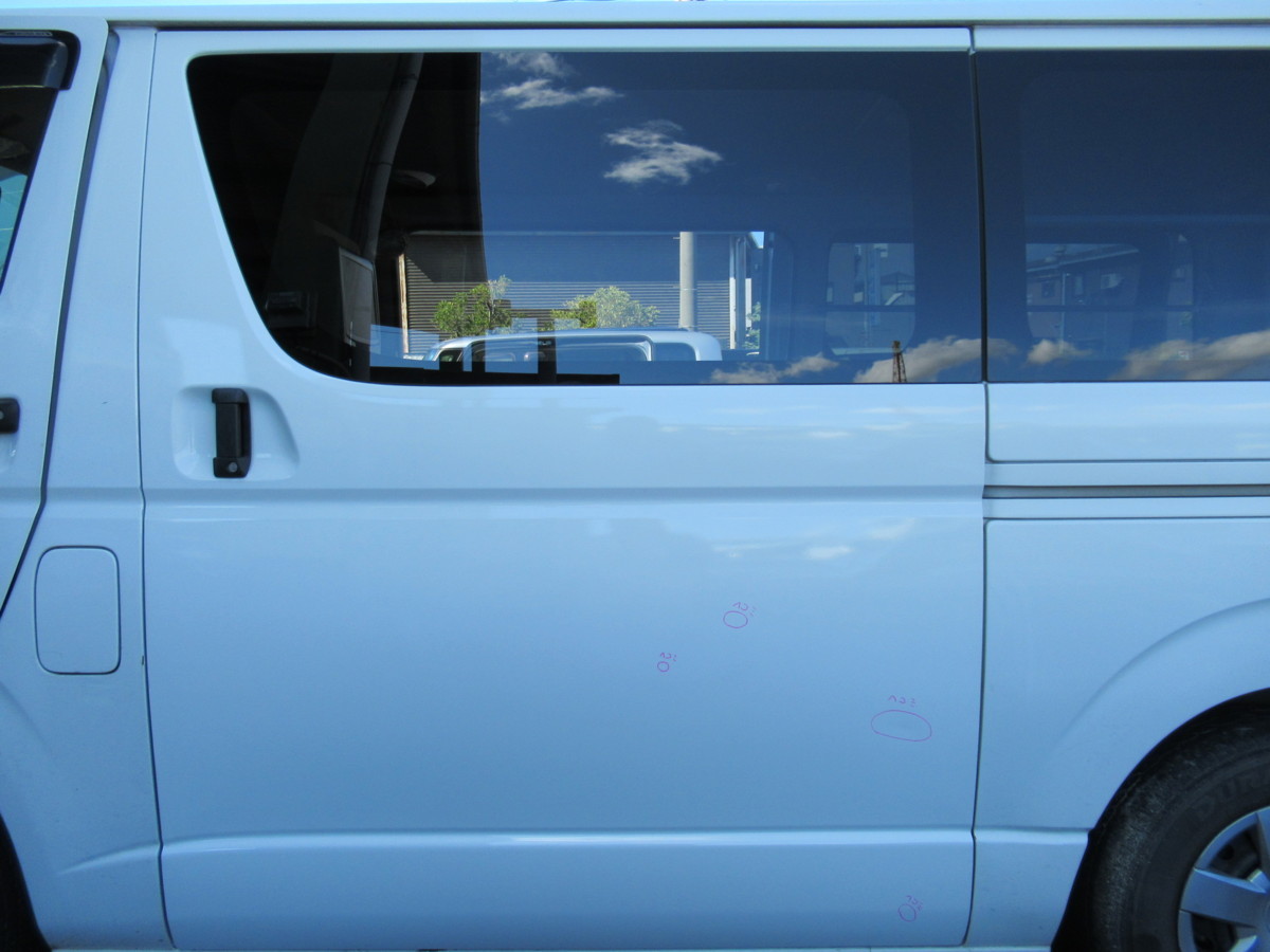ハイエース LDF-KDH206V 左スライドドアガラス プライバシー スライド