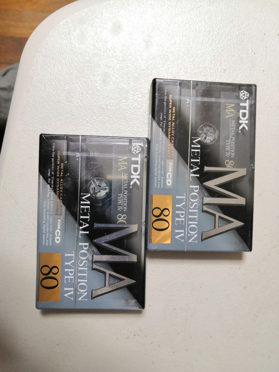 送料無料、TDKメタルカセットテープMA80
