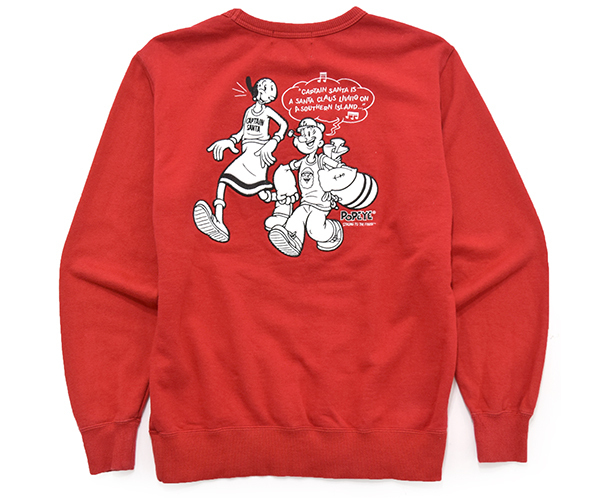 CAPTAINSANTA×POPEYE コラボトレーナー CAPTAIN SANTA - CAPTAINSANTA×POPEYE コラボトレーナーの通販 by K
