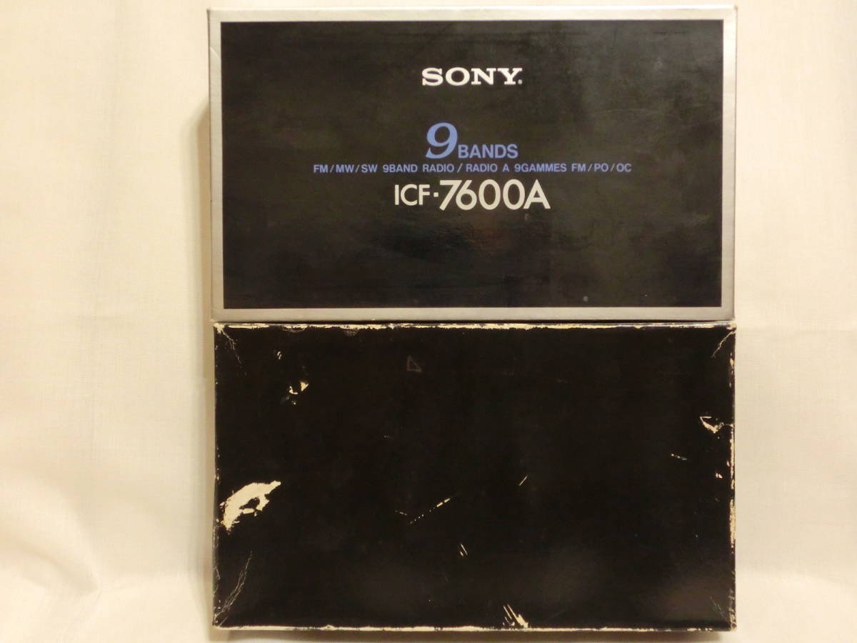 ソニー SONY ICF-7600A 短波ラジオ Sony Band Receiver Box 9BANDS ICF