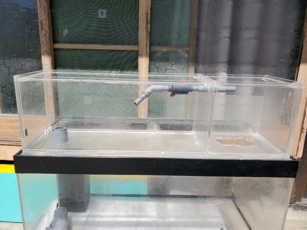 魚用品・水草 アクリル水槽用 上部濾過箱 600用 水中ポンプ用
