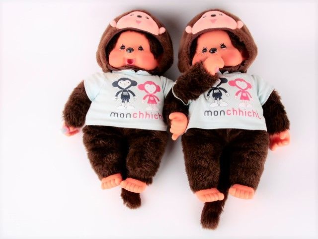 069/ セブンイレブン限定 特大モンチッチ ぬいぐるみ 2点セット ※ジャンク