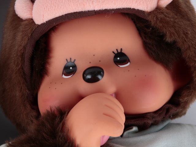 069/ セブンイレブン限定 特大モンチッチ ぬいぐるみ 2点セット ※ジャンク