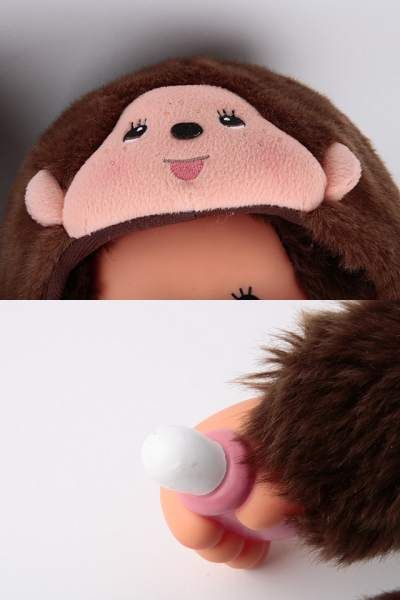 069/ セブンイレブン限定 特大モンチッチ ぬいぐるみ 2点セット ※ジャンク