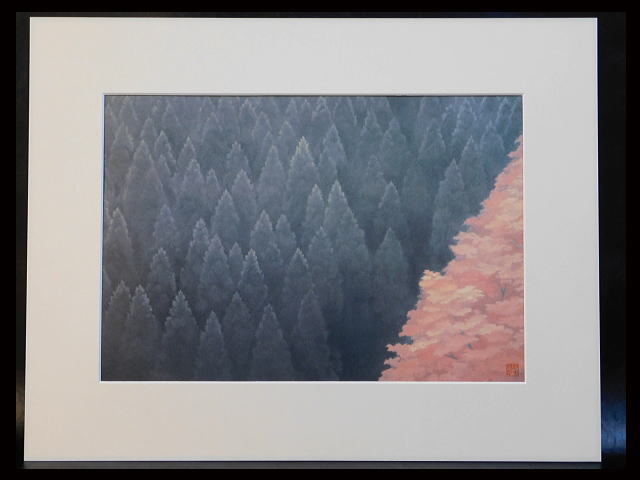 安い，お買い得】 【額装版 講談社 東山 魁夷 日展秀粋「森の四季」4