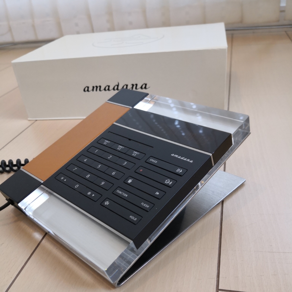 DT-120 - amadana 電話機 メルカリ アマダナ 留守録機能付きの通販 by 
