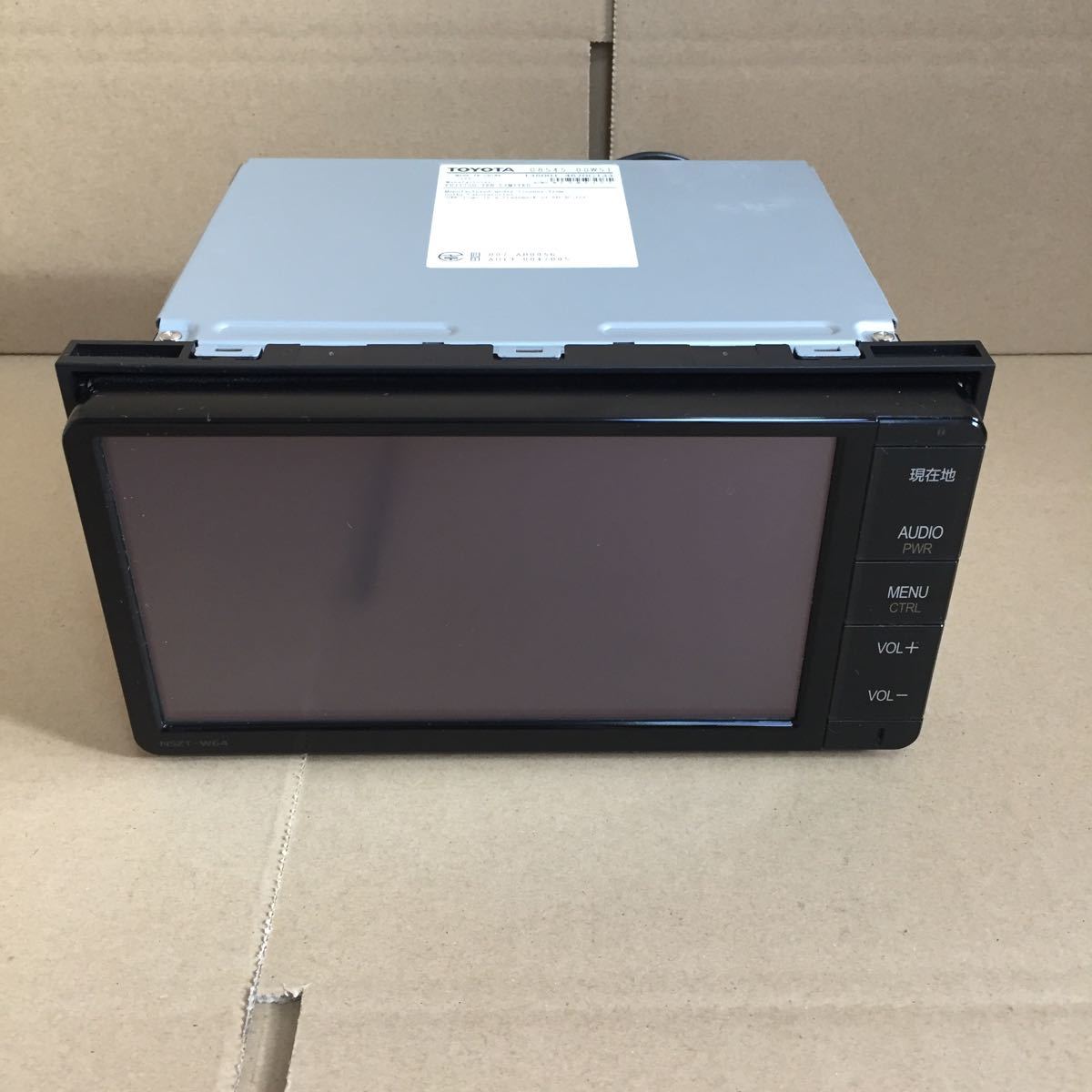 トヨタ純正 NSZT-W64 SDナビ トヨタ フルセグ メモリーナビ Bluetooth 