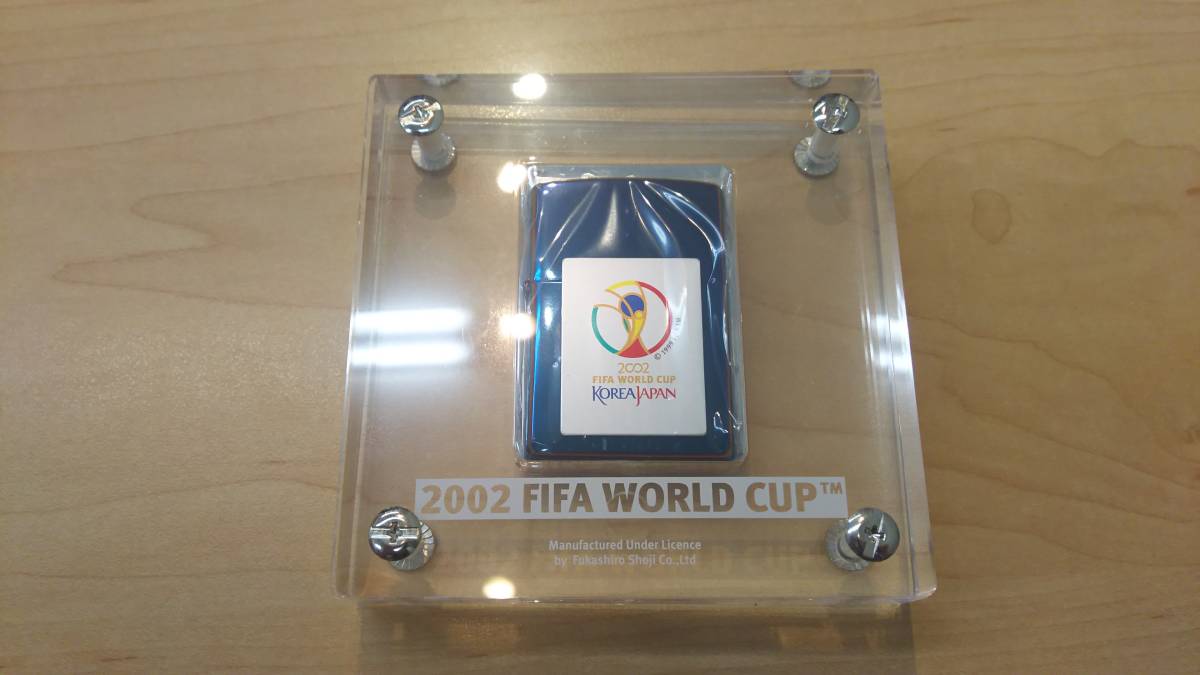 ZIPPO 0 FIFA - WORLD CUP FIFAワールドカップ 日韓大会 限定2002個ZIPPO 日韓ワールドカップ ジッポー 1 ボックス付 未使用ZIPPO (ジッポ) 限定