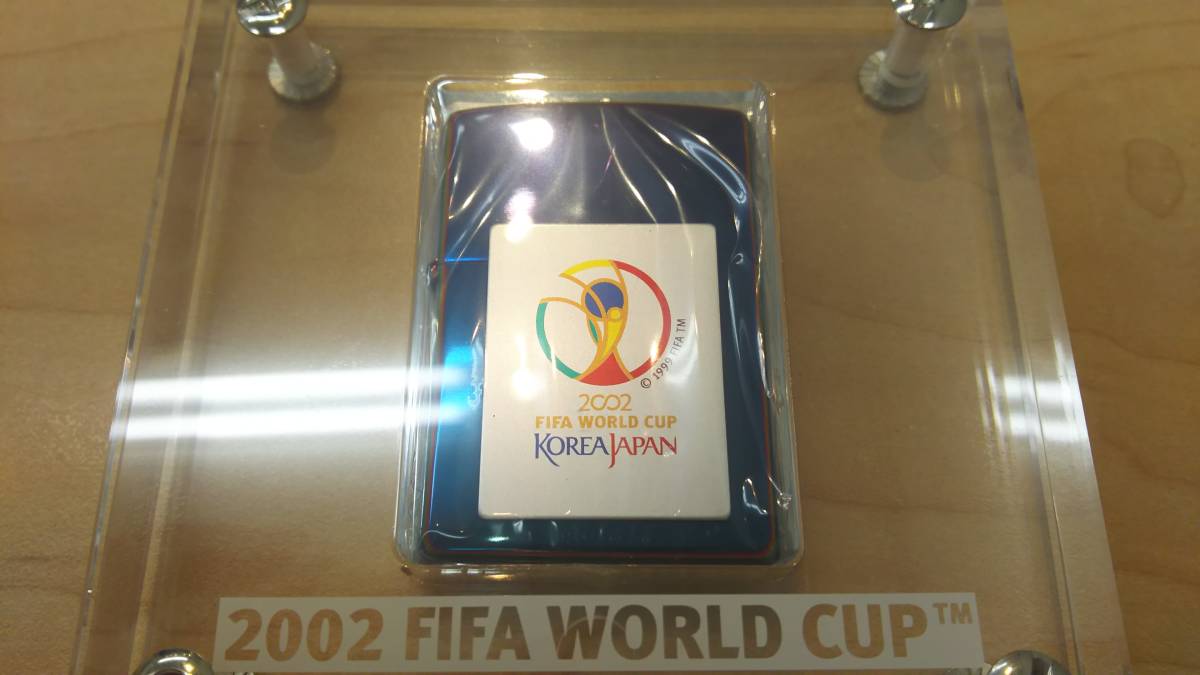 ZIPPO 0 FIFA - WORLD CUP FIFAワールドカップ 日韓大会 限定2002個ZIPPO 日韓ワールドカップ ジッポー 1 ボックス付 未使用ZIPPO (ジッポ) 限定