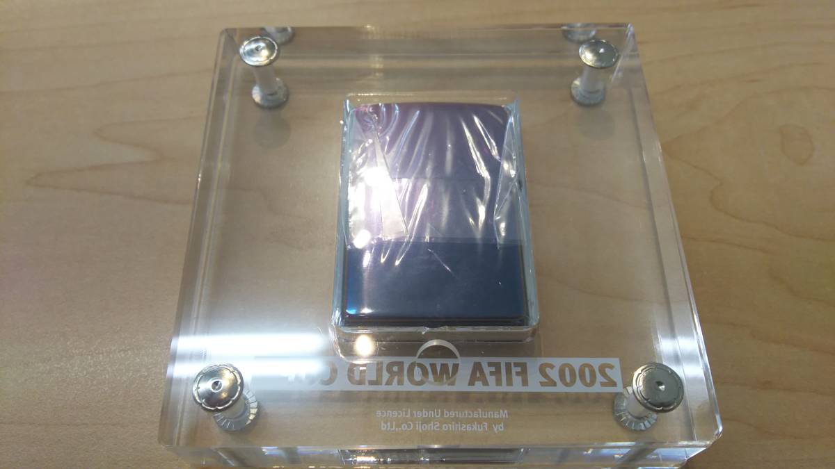 ZIPPO 0 FIFA - WORLD CUP FIFAワールドカップ 日韓大会 限定2002個ZIPPO 日韓ワールドカップ ジッポー 1 ボックス付 未使用ZIPPO (ジッポ) 限定