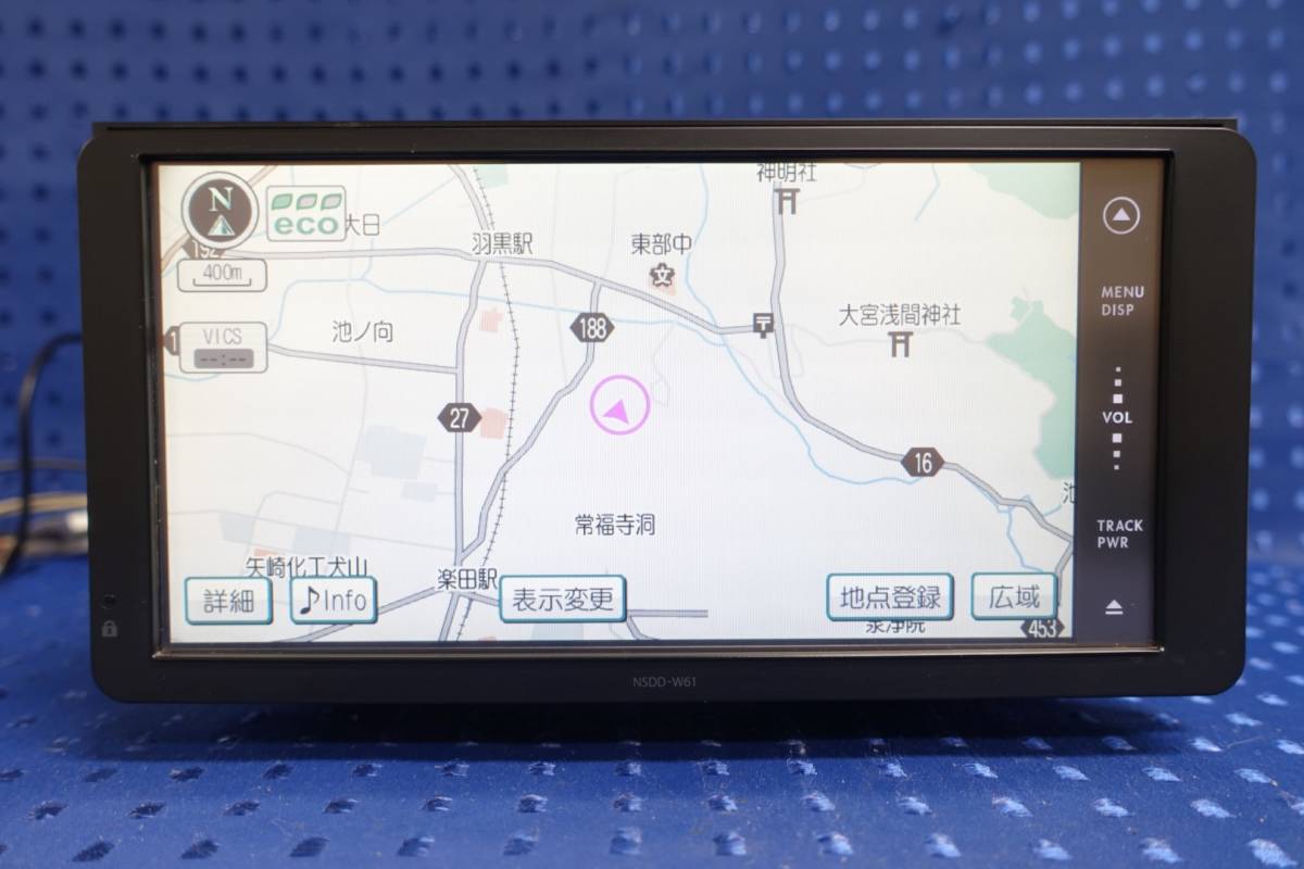 トヨタ 純正ＳＤナビ 6110) ☆ トヨタ純正 2017年 ワンセグ SDナビ NSDD-W61 チェックOK