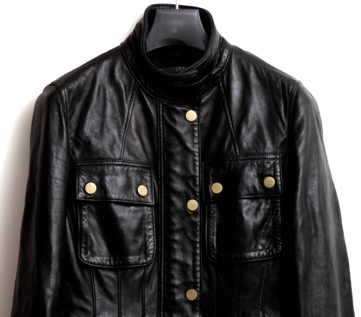 BANANA REPUBLIC バナナリパブリック レザーモーターサイクル 