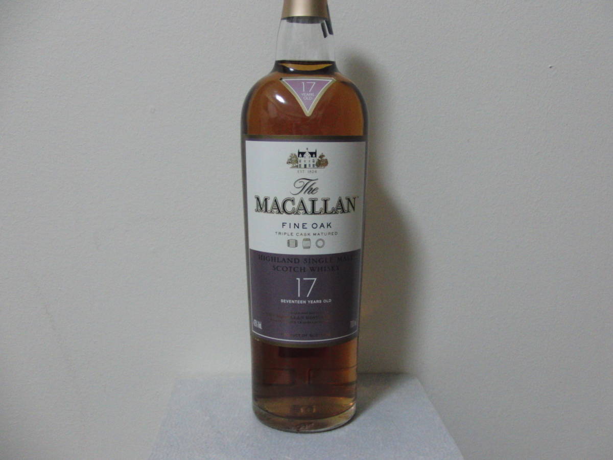 未開栓】The MACALLAN ザ・マッカラン 17年 ファインオーク ウイスキー