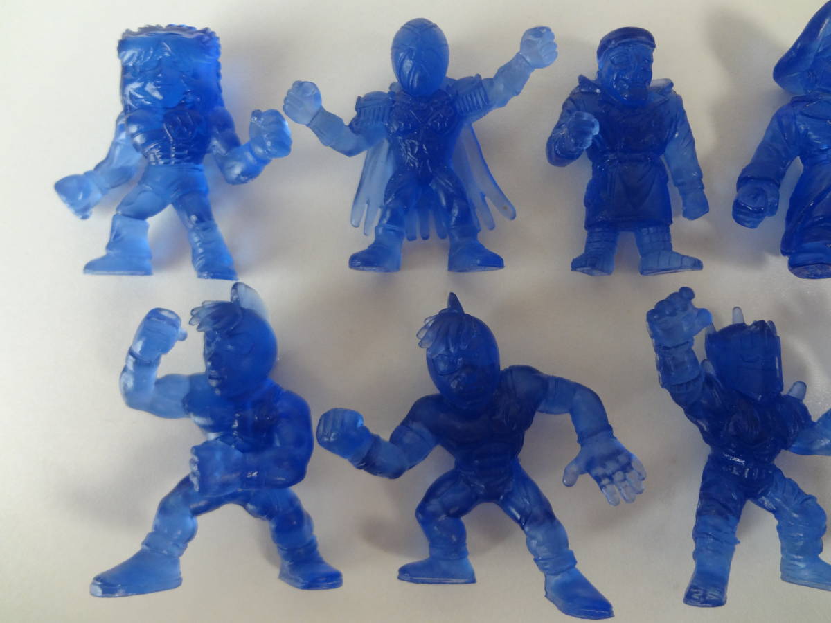 海外限定　Ⅱ世　キンケシ　９種(クリアブルー)　キン肉マン