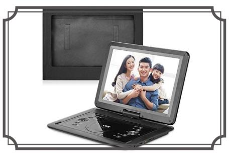  QKK ポータブルDVDプレーヤー 14型超大画面 車載ケース付き 1280 800高画質 5時間超長再生(一般)｜売買されたオークション情報、yahooの商品情報をアーカイブ公開 - オークファン 一般