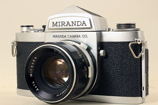 Miranda Auto f⁄1.9 + 5cm 1:1.9 lens 50mm SLR 35mm II Sensorex MIRANDA