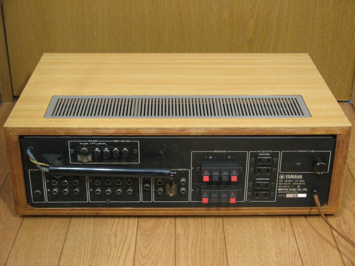 【美品・動作品】希少 YAMAHA CR-600 ステレオ レシーバー YAMAHA - CR-600 Yahoo!オークション 「cr」YAMAHA (一般) の落札相場