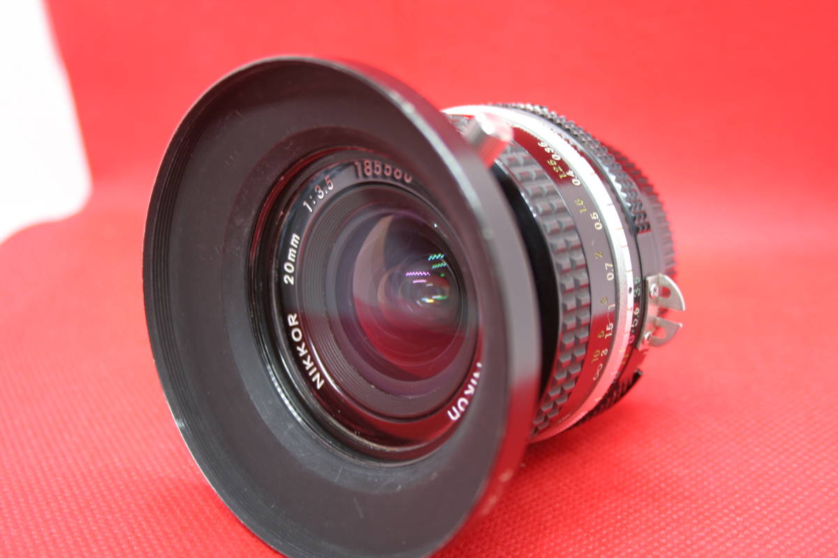 Nikon ニコン広角レンズ Ai NIKKOR 20mm 1：3.5 送料無料 Ai-s Nikkor