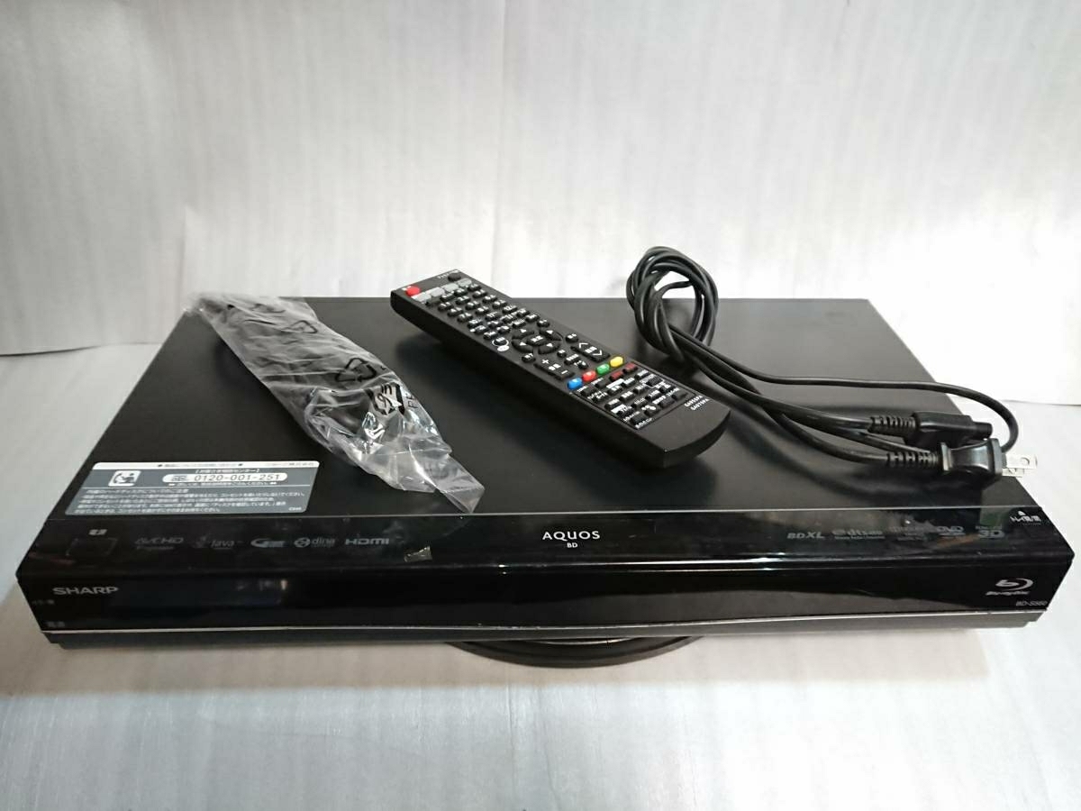 AQUOS BD-W580 500GB 2番組同時録画 動作品 テレビ・映像機器 SHARP BD