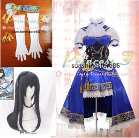 アイドルマスターシンデレラガールズ 鷺沢文香 コスプレ衣装+靴下+wig+