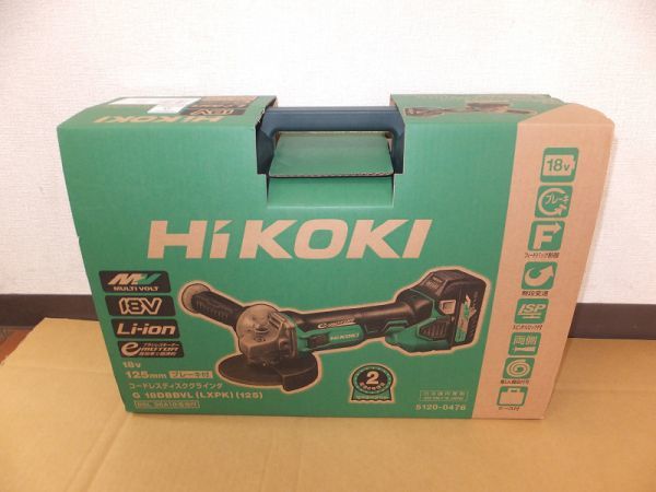 【格安，限定SALE】 YP120K 日立工機 18V 125mm ブレーキ付 コードレスディスクグラインダ G18DBBVL LXPK 125 BSL36A18電池付き(ディスクグラインダー)｜売買されたオークション情報、yahooの商品情報をアーカイブ公開 - オ ディスクグラインダー