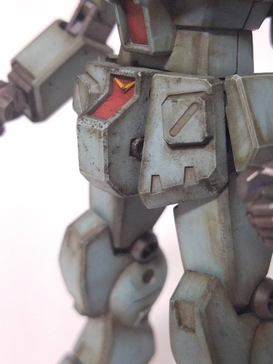  HG1/144 RGM-79N ジムカスタム 改修ウェザリング塗装済完成品_4