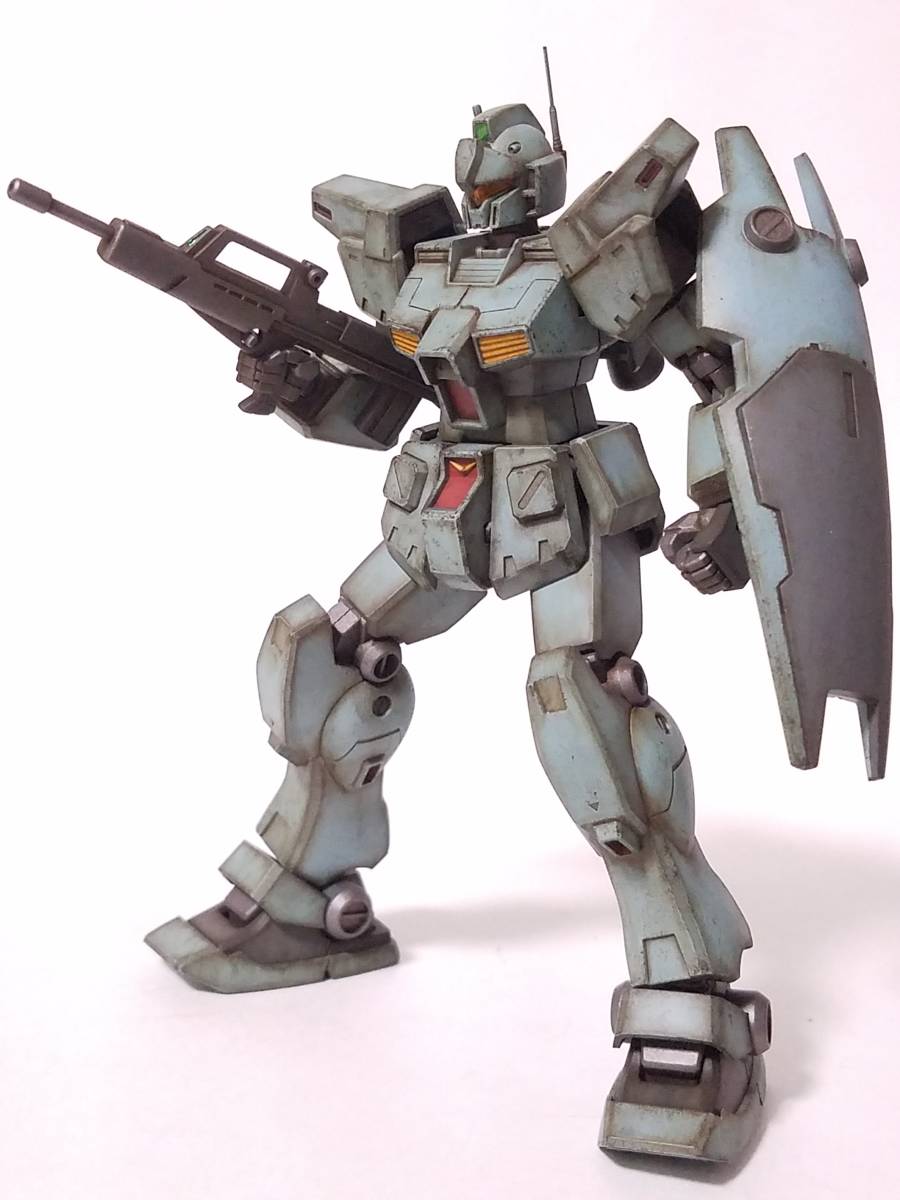  HG1/144 RGM-79N ジムカスタム 改修ウェザリング塗装済完成品_7