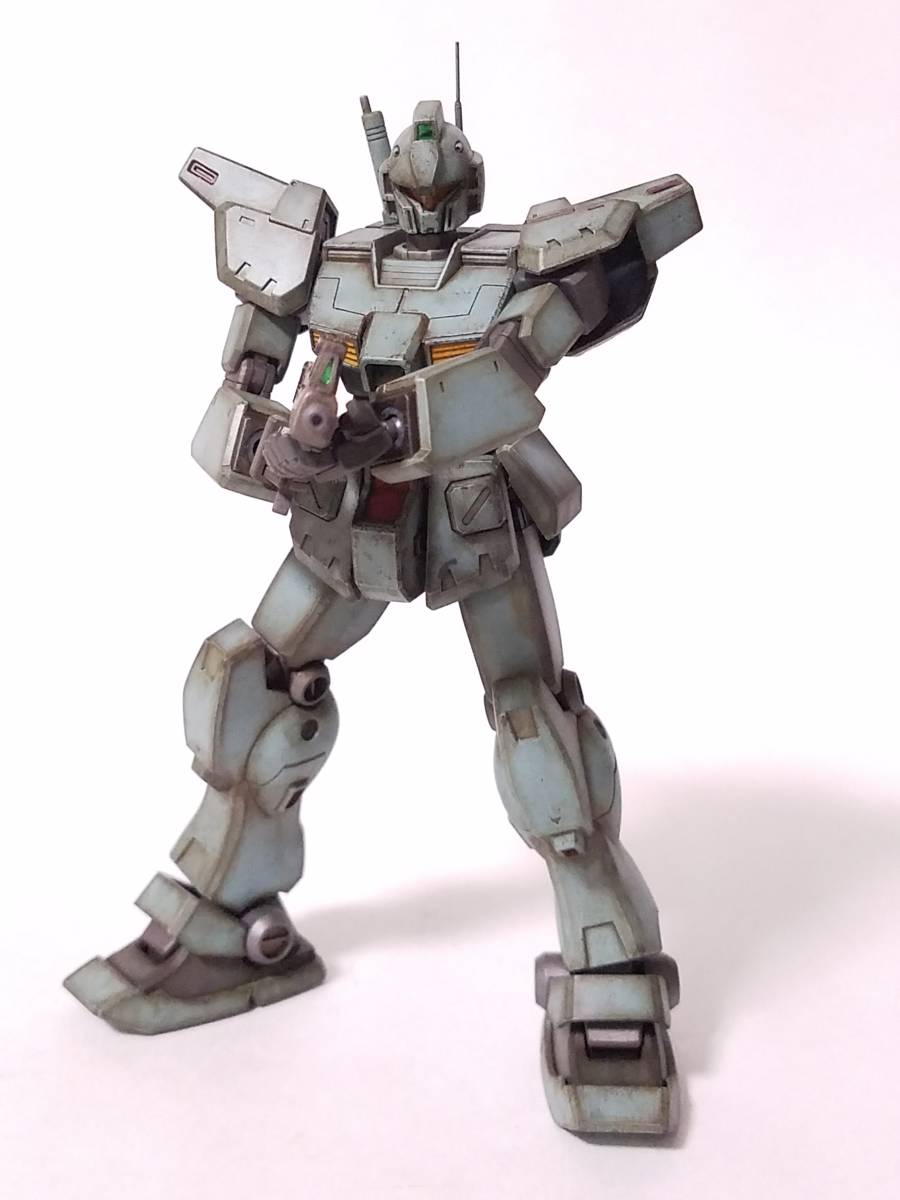  HG1/144 RGM-79N ジムカスタム 改修ウェザリング塗装済完成品_8