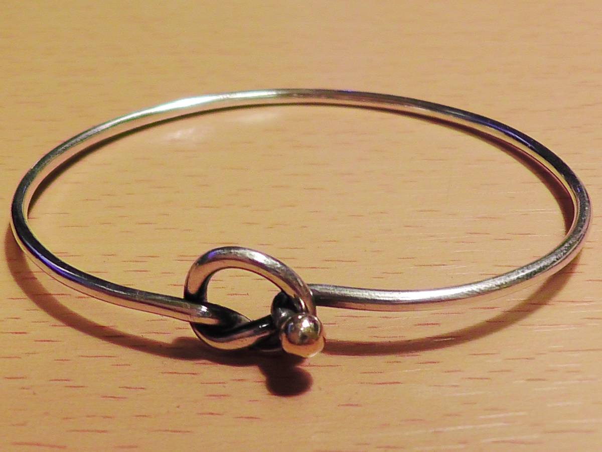 Tiffany & Co ティファニーラブノットバングル シルバー925 18K